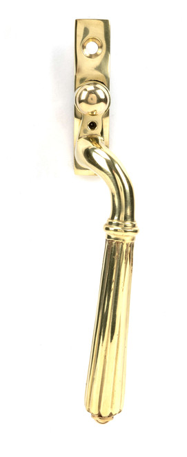 From The Anvil Hinton Espagnolette Locking Window Handle - Unlacquered Polished Brass