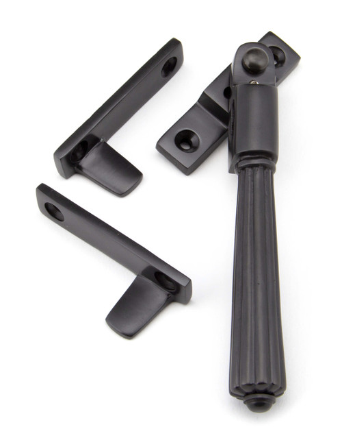 From The Anvil Hinton Night-Vent Casement Fastener - 132 x 33mm - Aged Bronze