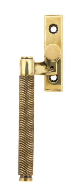 From The Anvil Brompton Espagnolette Locking Window Handle - Aged Brass