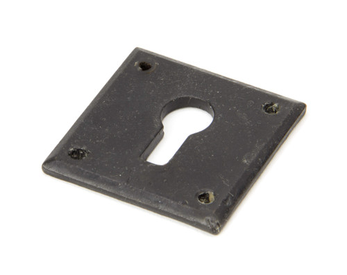 From The Anvil Square Avon Escutcheon Keyhole Cover - 40 x 40mm - External Beeswax