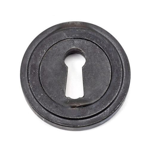 From The Anvil Art Deco Escutcheon Keyhole Cover - 53mm - External Beeswax