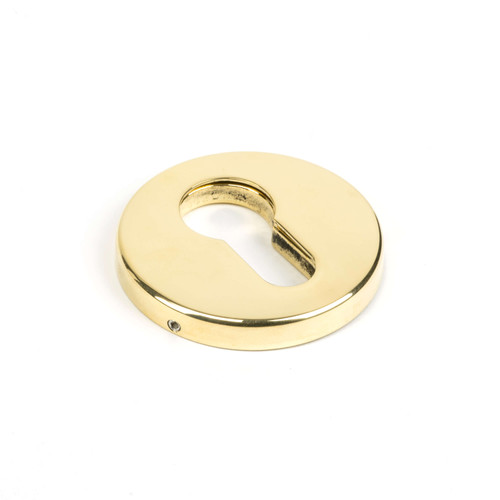 From the Anvil Regency Euro Cylinder Escutcheon - 52mm - Aged Brass
