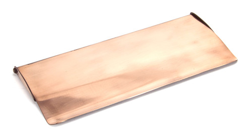 From The Anvil Small Letter Plate Cover - 265 x 130mm - Polished Bronze