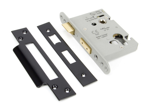 From The Anvil Euro Mortice Lock - 56mm Backset - Black