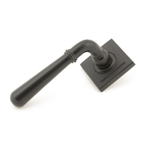 From The Anvil Newbury Square Lever Door Handle - Square Rosette - 53mm - Aged Bronze