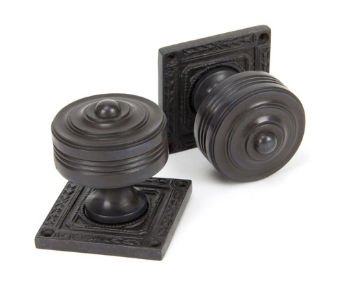 From The Anvil Tewkesbury Door Knob - 63mm - Aged Bronze