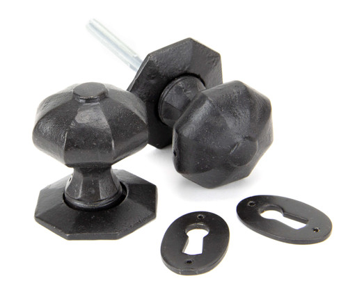 From The Anvil Octagonal Mortice Door Knob - 57mm - External Beeswax