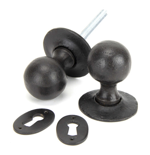 From The Anvil Round Mortice Door Knob - 60mm - External Beeswax