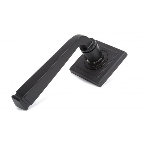 From The Anvil Avon Square Lever Door Handle - Square Rosette - 53mm - Aged Bronze