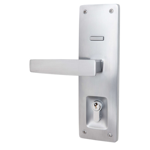 Gainsborough Trilock Urban Aurora Entry Lever Door Handle - Brushed Satin Chrome