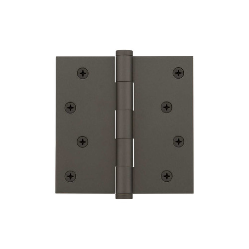 Viaggio Fixed Pin Hinge - Square - 89 x 89mm - Titaniun Grey
