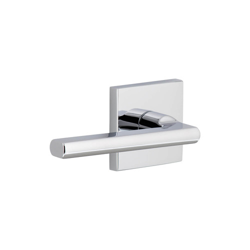 Viaggio Milano Lever Door Handle - Quadrato Rosette - 64mm - Bright Chrome