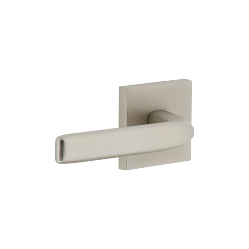 Viaggio Bella Lever Door Handle - Quadrato Rosette - 64mm - Satin Nickel