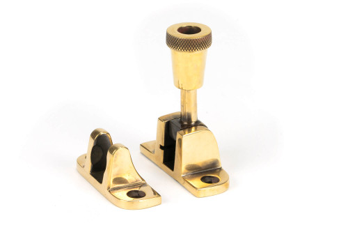 From The Anvil Brompton Brighton Sash Window Fastener - 55 x 21mm - Aged Brass