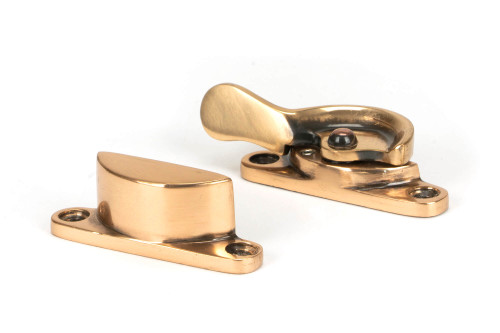 From The Anvil Grub Screw Locking Sash Window Fastener - 64 x 15mm - Polished Bronze