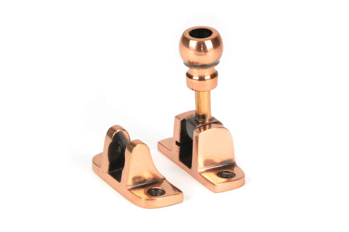 From The Anvil Mushroom Brighton Sash Window Fastener - 55 x 21mm - Polished Bronze