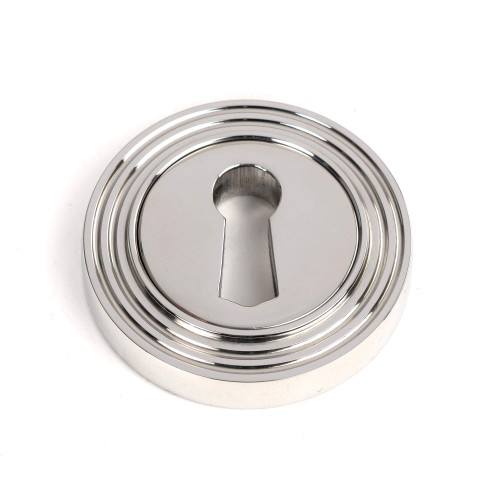 From The Anvil Beehive Escutcheon Keyhole Cover - 53mm - 316 Polished Stainless Steel