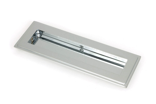 From The Anvil Art Deco Sliding Door Flush Pull - Chrome