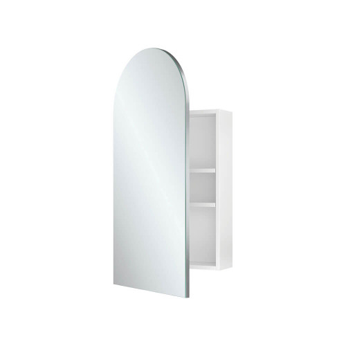 Fienza Shaving Cabinet - 450 x 900mm - Arch Mirror Door - White