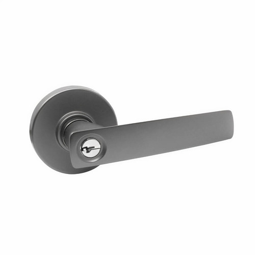 Gainsborough Neue Aurora Key in Lever External Door Handle - 65mm - Satin Graphite