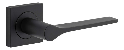 Iver Como Lever Door Handle - Square Rosette - 52 x 52mm - Matte Black