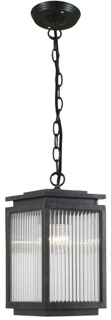 Lighting Inspirations Boulevard Outdoor Chain Pendant Light - 180mm - Antique Black