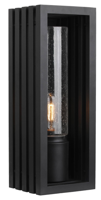 Lighting Inspirations Portico Outdoor Wall Light Light - Medium - Matte Black