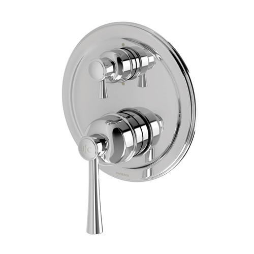 Phoenix Cromford Wall Mixer & Diverter - Chrome