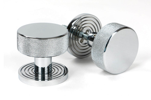 From The Anvil Brompton Beehive Mortice Door Knob - 63mm - Chrome