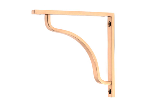 From The Anvil Abingdon Shelf Bracket - 150 x 150mm - Polished Bronze