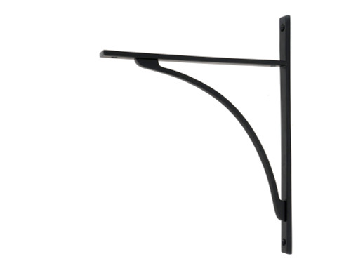 From The Anvil Apperley Shelf Bracket - 314 x 250mm - Matte Black