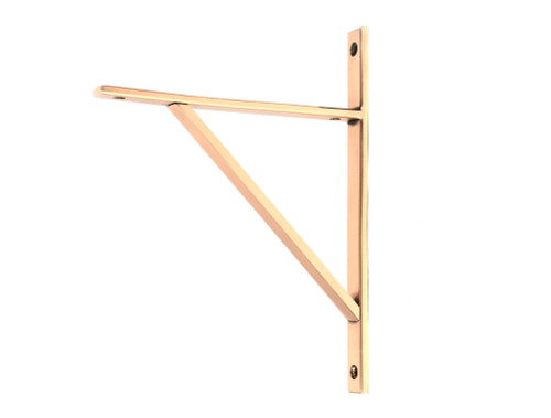 From The Anvil Chalfont Shelf Bracket - 260 x 200mm - Polished Bronze
