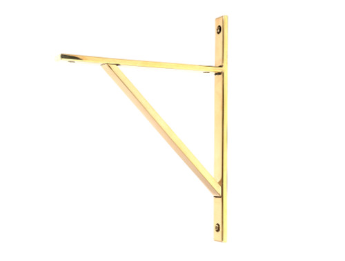 From The Anvil Chalfont Shelf Bracket - 260 x 200mm - Aged Brass