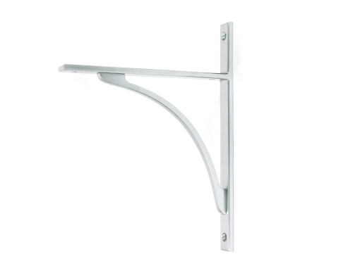 From The Anvil Apperley Shelf Bracket - 260 x 200mm - Satin Chrome