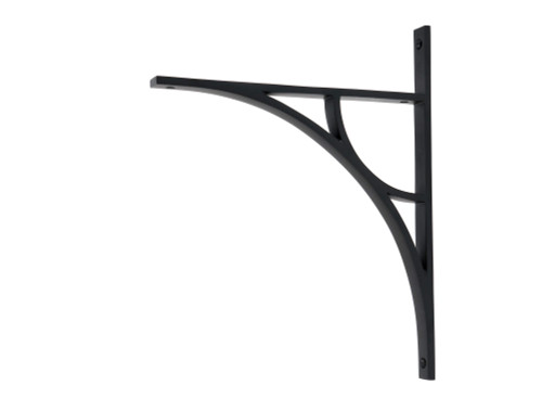 From The Anvil Tyne Shelf Bracket - 314 x 250mm - Matte Black