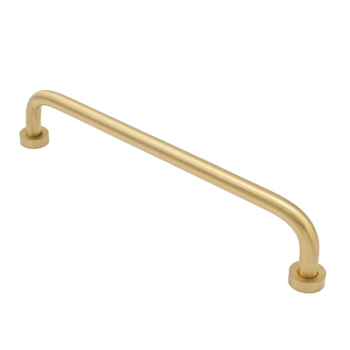 Manovella Arched Daphne Cabinet Pull Handle - Brushed Brass