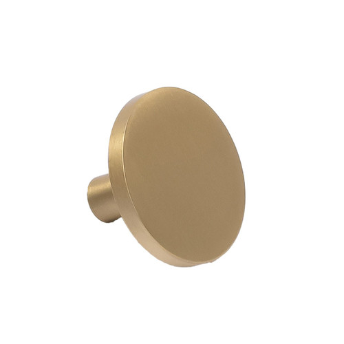 Manovella Round Olivia Cabinet Knob - 33mm - Brushed Brass