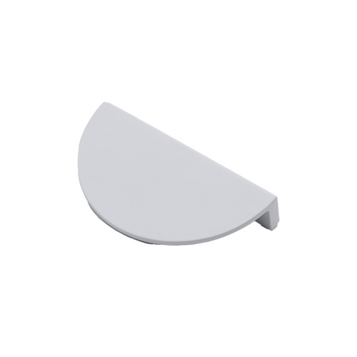 Manovella Iris Half Moon Drawer Pull Handle - 100mm - White