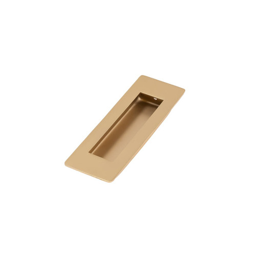 Manovella Sliding Door Flush Pull - Satin Brass