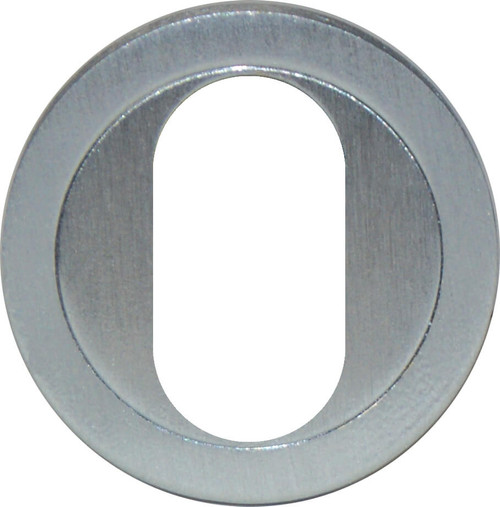 Austyle Oval Cylinder Escutcheon - 45mm - Satin Chrome