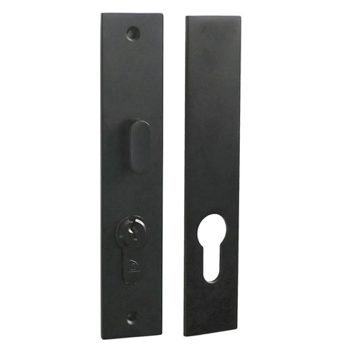 Austyle Rectangular myLOCK Escutcheon & Snib Set (85mm CTC) - 155 x 30mm