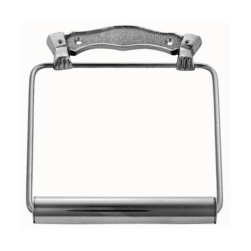 Domino Traditional Toilet Roll Holder - Chrome