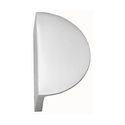 Domino Half Moon Drawer Pull Handle - Chrome