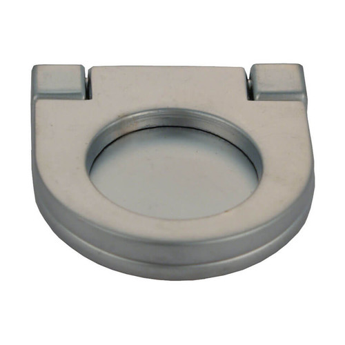 Domino Retro Folding Ring Pull - 36 x 36mm - Satin Chrome