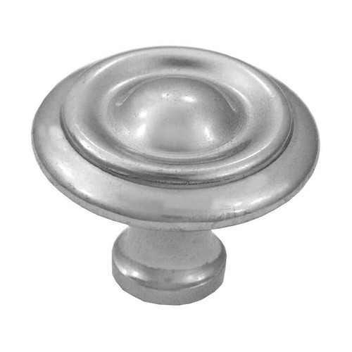 Domino Shaker Cabinet Knob - Satin Chrome