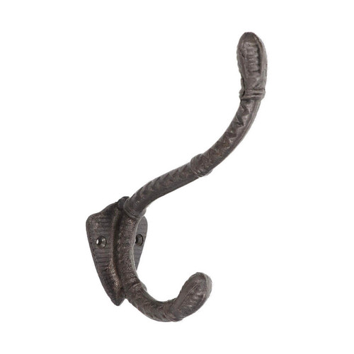 Domino Detailed Coat Hook - 150 x 120mm - Cast Iron