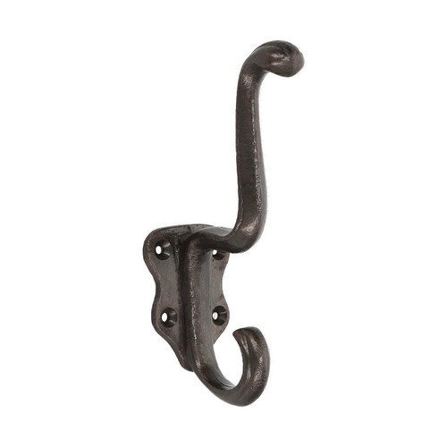 Domino Decorative Coat Hook - 130 x 75mm - Cast Iron