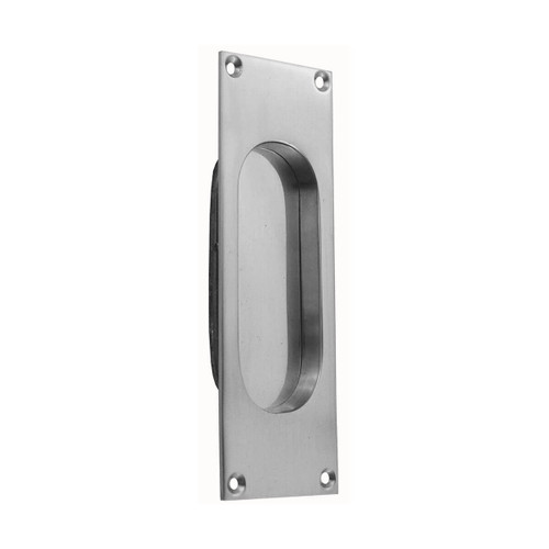 Domino Modern Sliding Door Flush Pull - Chrome