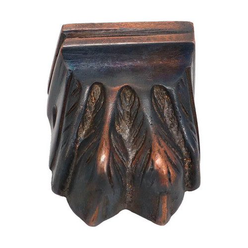 Domino Claw Castor Cover - Antique Bronze