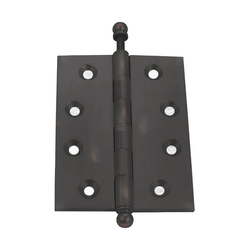 Domino Loose Pin Hinge with Ball Finial - Antique Bronze